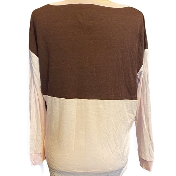 Chaser pink maroon color block tee size medium NWT - Picture 3 of 6